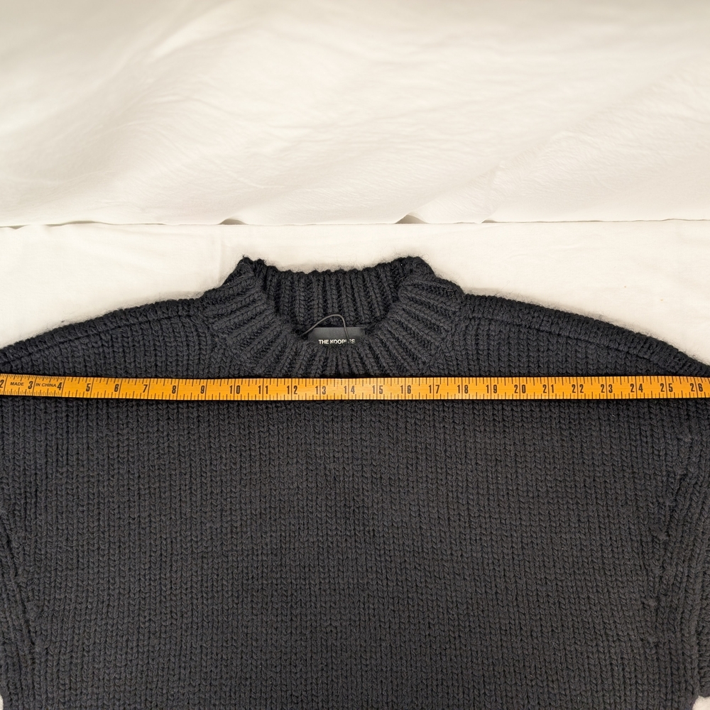 The Kooples Charcoal Crewneck Sweater - Picture 6 of 8